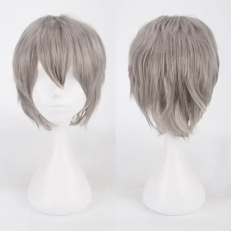 Anime Mystic Messenger 707 Cosplay Synthetische Perücke Kurze Rot Orange Hitzebeständige Haar Cosplay Perücken – Detail 3