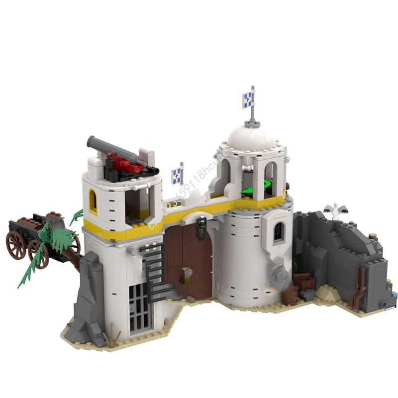 

774 шт. MOC Императорские солдаты, ворота и маяк, пираты, строительные блоки, сборка, рождественская игрушка, подарок, креативная идея