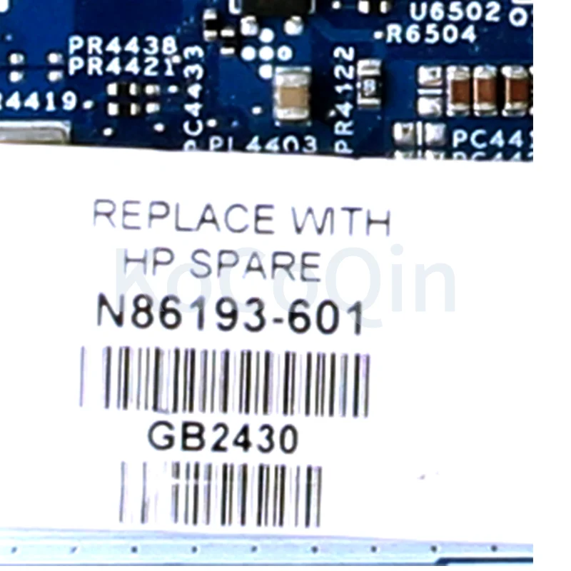 223109 -1 Placa base para portátil N86193-601 R5 100- 000000966   CPU con placa base para computadora portátil RAM completamente probada