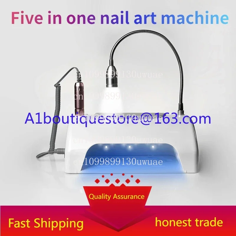 

Multifunctional phototherapy machine Electric grinding lighting machine New five-in-one beauty salon manicure vacuum cleaner