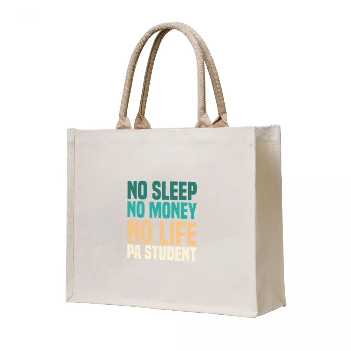 

No Sleep No Money No Life Physician Assistant Student Tote Bag supermarket folding bag Canvas bag Lady free delivery bags
