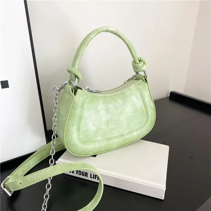 

Spring New Style Fashion Handbag for Women | Soft PU Leather Square Shoulder Bag with Digou Zipper & Polyester Lining