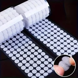 100/1000 pairs of 10/15/MM round strong dot tape, DIY self-adhesive round dot tape, round hook and loop tape, strong adhesion