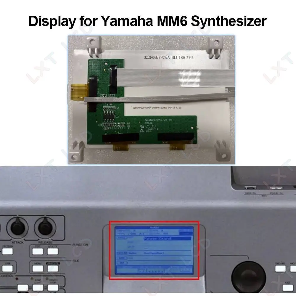 

LCD Display Screen for Yamaha PSR S500 S550 S650 DGX520 DGX-620 630 640 mm6 mm8 LCD Display