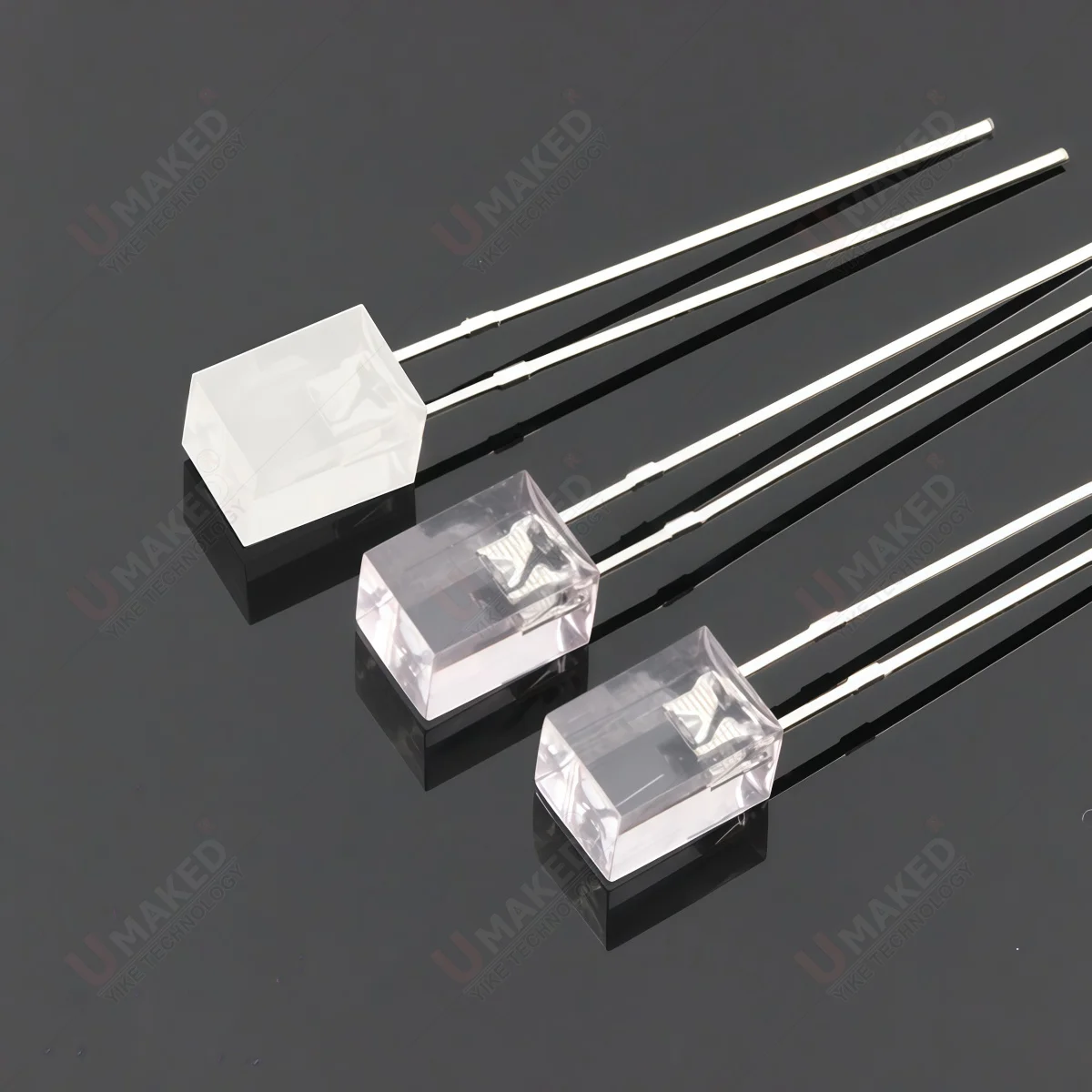 1000 szt. 5x5x7mm kwadratowe dioda LED białe czerwone zielone niebieskie żółte pomarańczowe 5x5x7mm prostokątne 2V 3V DIY światła PCB emitujące żarówkę — zdjęcie 5