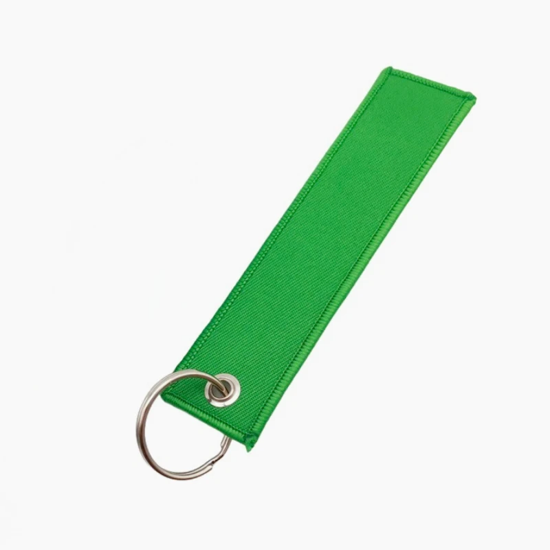 Personalisiertes Gurtband, Luftfahrt-Taschen-Schlüsselanhänger, individuelles Logo, Motorrad-Schlüsselanhänger, Druck, Name, Nummer, Stickerei, Band, Schlüsselanhänger