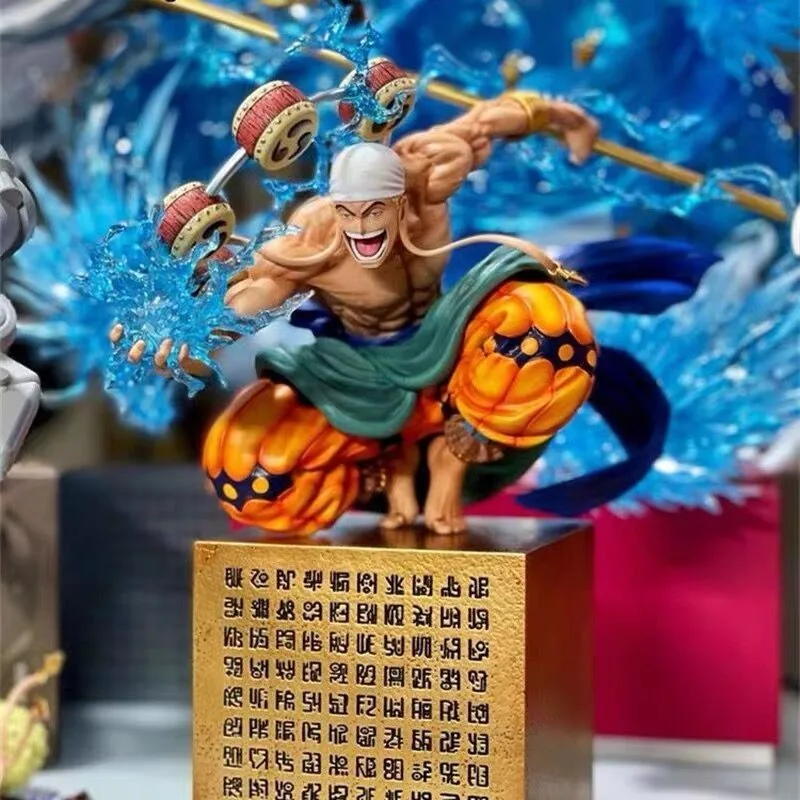 One Piece Anime Figures 20cm Enel Pvc Figurine Action Figure Eneru Statue Doll Collectible Model Decoretion Ornaments Gifts Toy