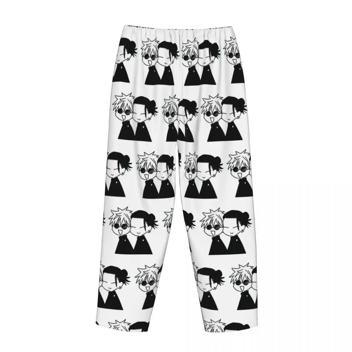 Custom Gojo Satoru And Geto Suguru Women Pajama Pants Lounge Sleep Sleepwear Bottoms with Pockets