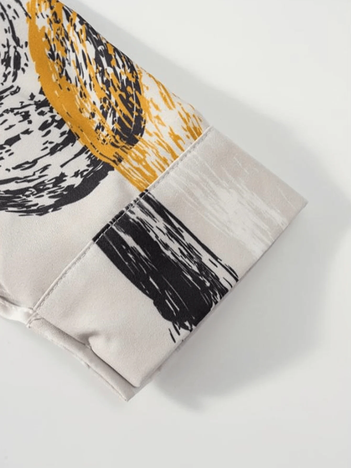 

Женское повседневное платье-рубашка с длинным рукавом и принтом для весенне-летнего отпуска