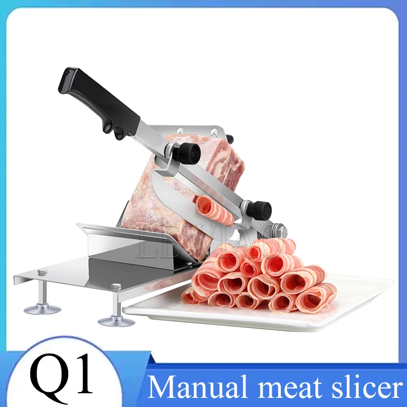 Kitchen Accessory Slicer Frozen Meat Manual Slicer Lamb Meat Ham Beef Vegetable Cutter Kitchen Knives Machine Kitchen Tool