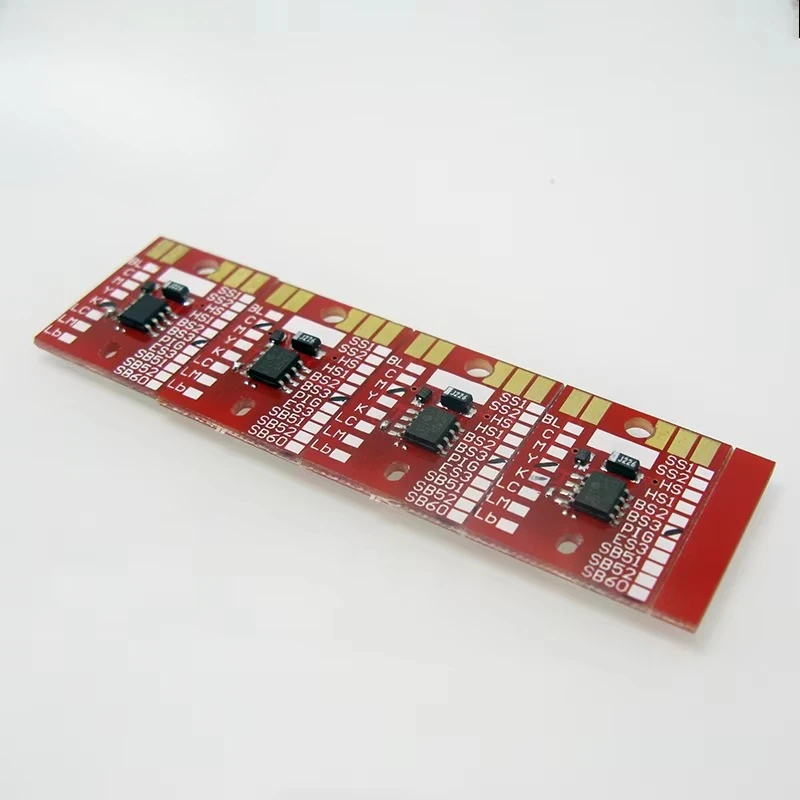 For Mimakis BS3 red ink cartridge chip is permanently compatible with JV33 JV5 CJV30 TS3 TS34 TS5 eco-solvent inkjet printers