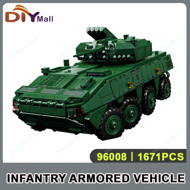 

NEW Armored Vehicle MOC Bricks Puzzle Toys WW2 Military Tank Building Blocks Soldier Cars 3D Model Adult Boys Kids Gifts