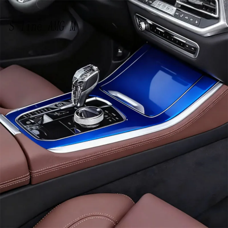

Car Styling Center Console Gear Shift Panel Decoration Cover Trim For BMW X5 G05 2019-2022 RHD Right Hand Drive Auto Accessories