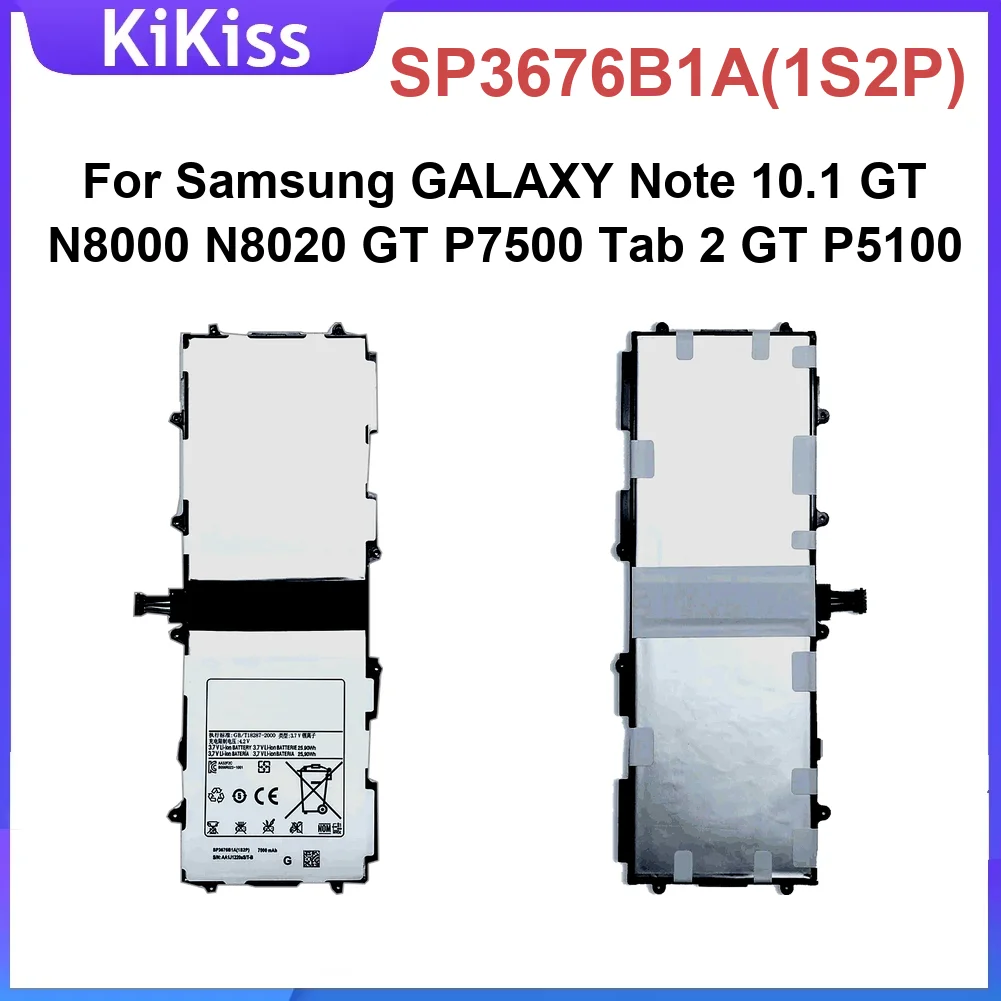 

Аккумулятор 7000 мАч для Samsung Galaxy Note 10,1 GT N8000 N8010 N8020 P7500 P7510 Tab 2 P5100 P5110 P5120 Tablet