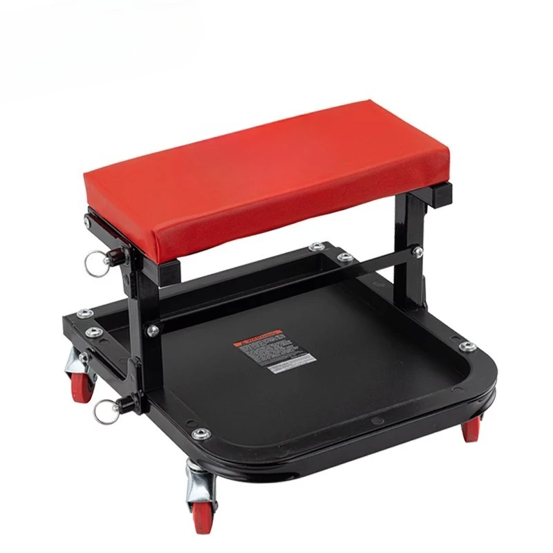 

Auto repair special tools Repair chair Folding repair stool Work stool with pulley