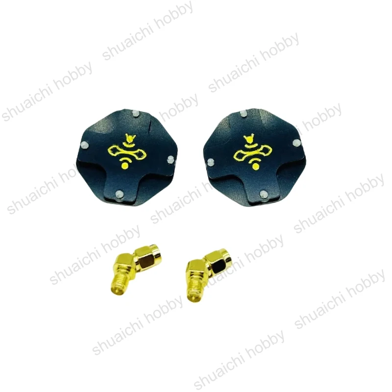 FPV Goggles 5.8GHz 8.5dBi LHCP Circular Polarized Antenna with Adapter for Walksnail Avatar GogglesX Long-Range HD Transmission