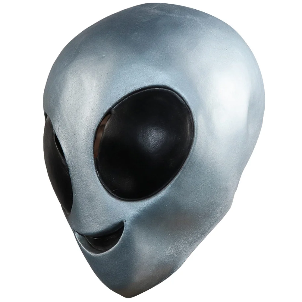 Halloween alienígena traje cosplay inflável decorar capa decorativa horror emulsão homem máscaras para adultos