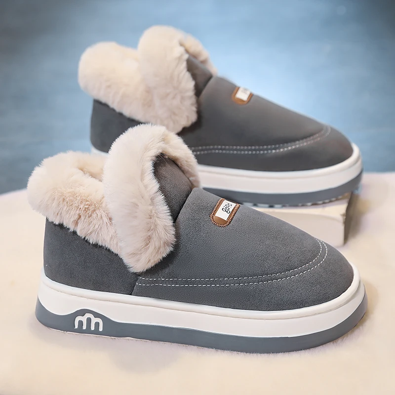 メンズカジュアルスノーブーツ冬豪華な暖かい快適さ軽いファッション厚いソール滑り止め耐摩耗性アウトドアカジュアルコットンブーツ