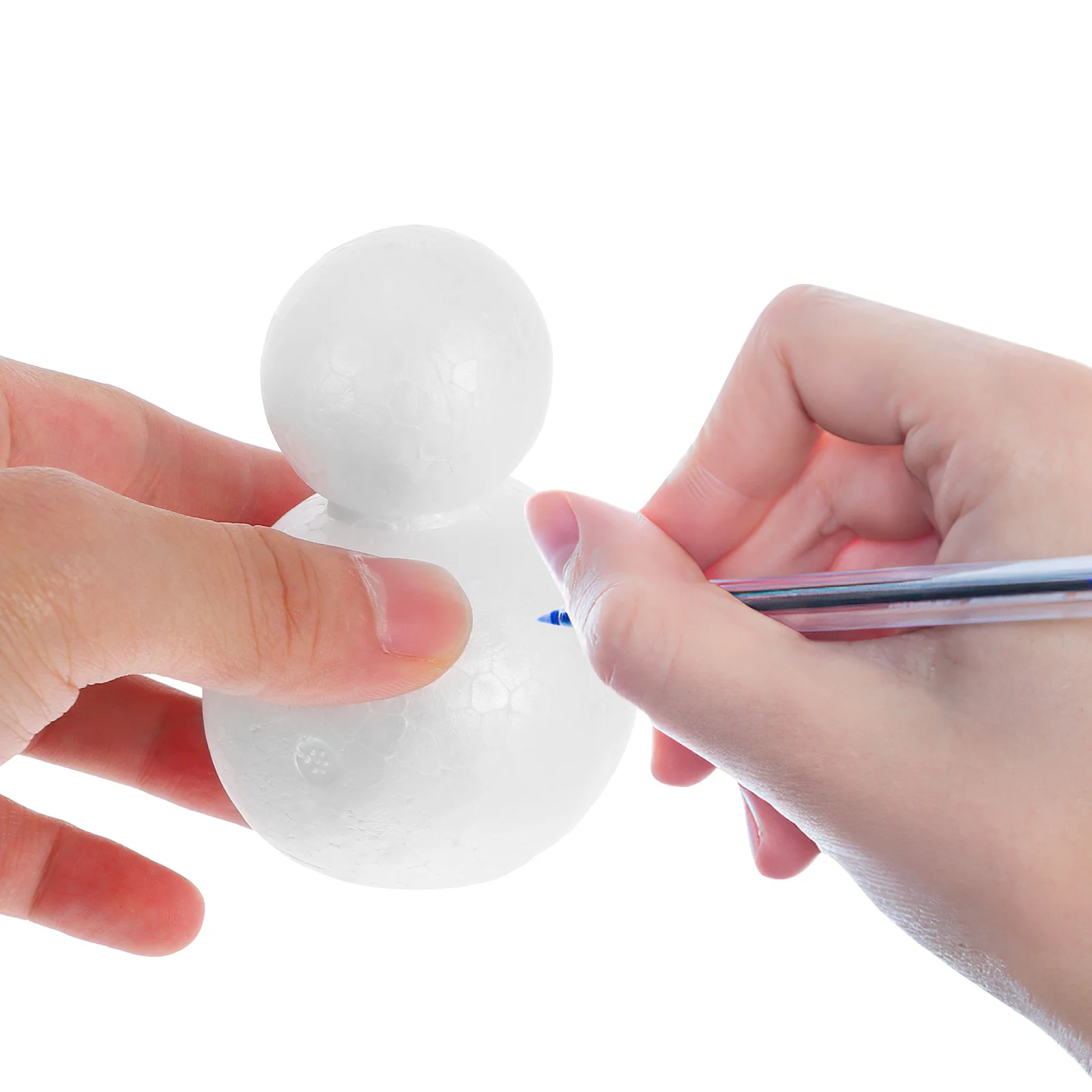 6 قطعة ديكور رغوة لم تنته ثلج شكل قوالب DIY بها بنفسك عيد الميلاد الحرفية المنزل حفلة الحلي ثلج لتقوم بها بنفسك عدة لوازم