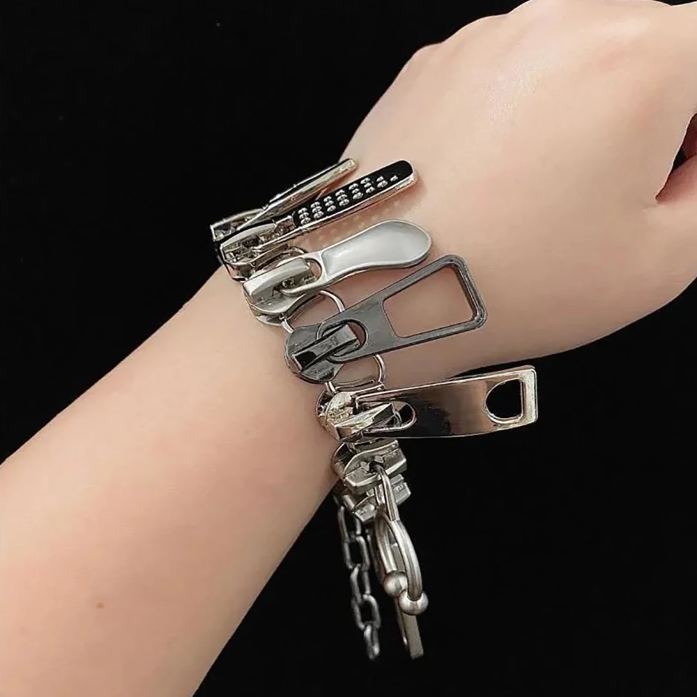 Stylish Zipper Necklaces Punk Men\'s And Women\'s Jewelry Accessories Unisex Jewelry Accessories Party Neck Accessories