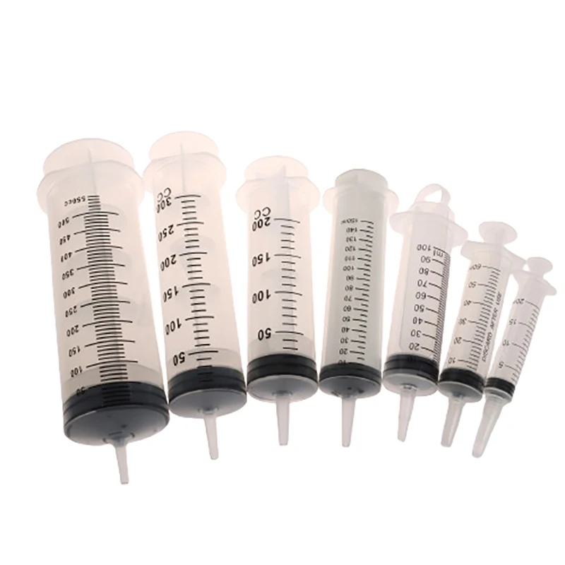 Large Capacity Syringe Reusable Plastic Pump Nutrient Health Measuring Syringe Pumping Oil Feeding Enema Glue Filling