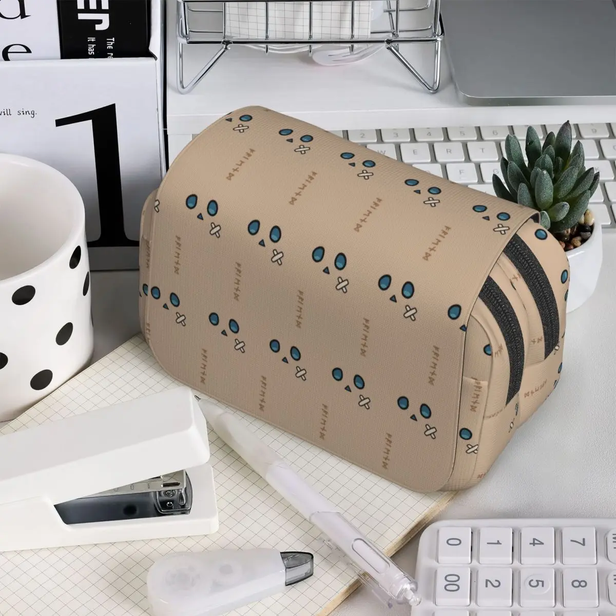Hololive Production Virtual Youtuber Vtuber Nanashi Mumei Mascot Pencil Case Pencil Pouch Hard Shell Pen Box Pencil Bag view 6
