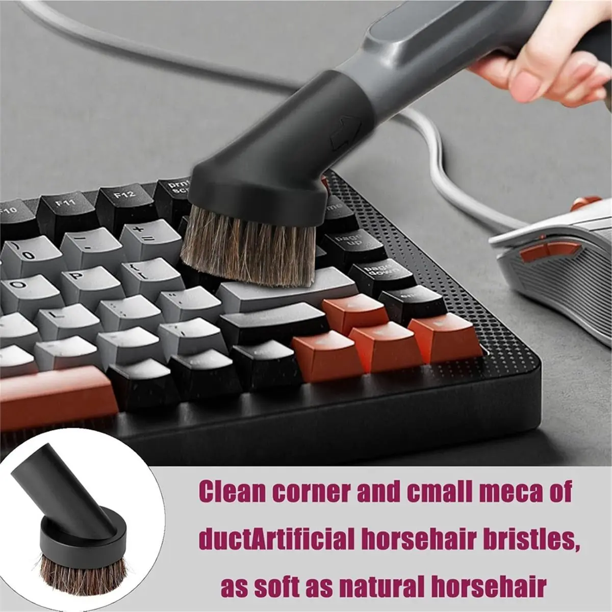 RECOMMENDATION  For Henry Brush Head, Horse Hair Round Brush, 32mm Universal Replacement Round Horse Hair Dusting Suction Brush