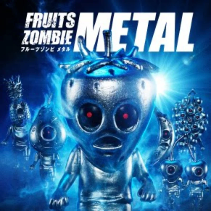 TOMY Metal Fruit Zombie Figure Gashapon Collectible Desktop Decoration Display Ornament For Adult Hobbyist