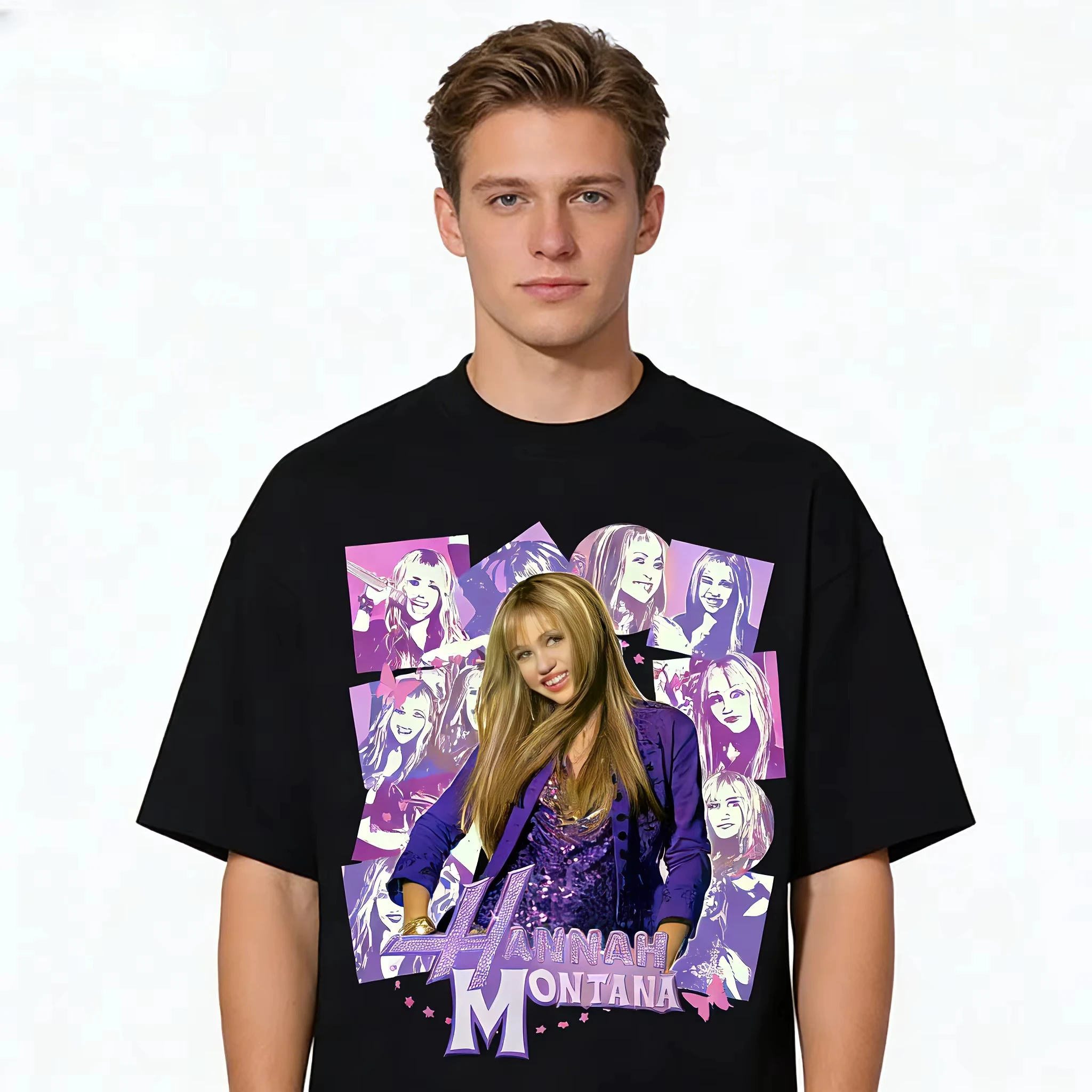2026 Hannah Montana Epic Iconic Graphic T Shirt Men Women Retro Fashion Aesthetic T-shirts Casual O-Neck Cotton Short Sleeve