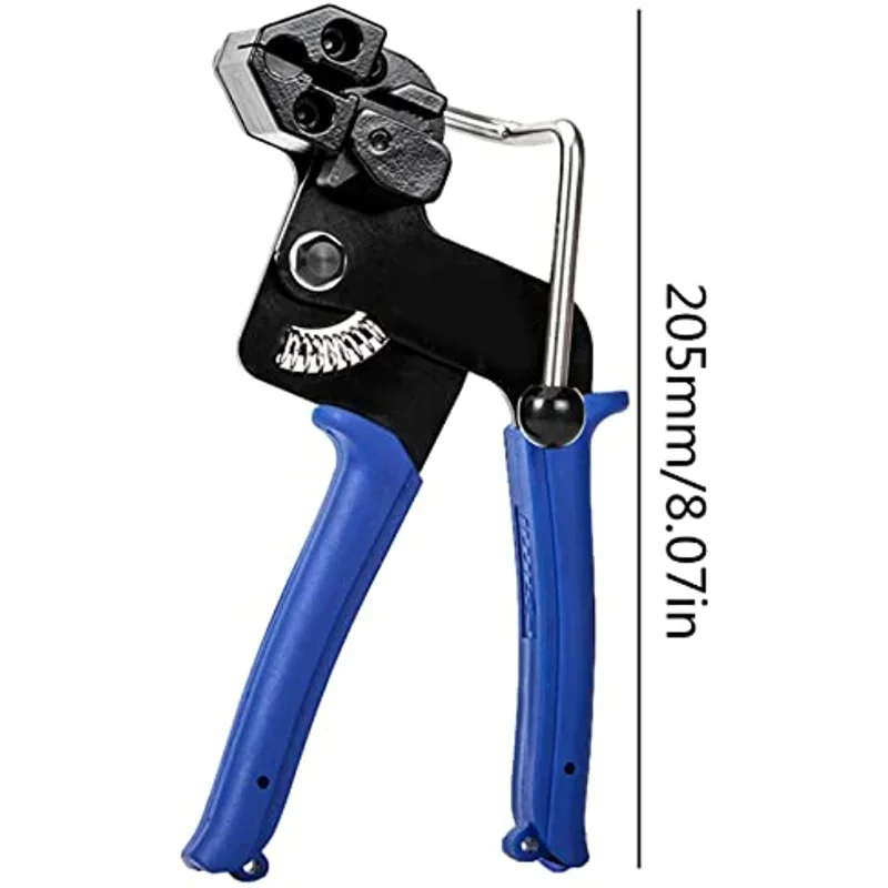 Cable Ties Plier Stainless Steel Locking Tie Hand Wrap Tool Multi-Purpose Cutting Tension Automatic Zip Tie Gun Durable