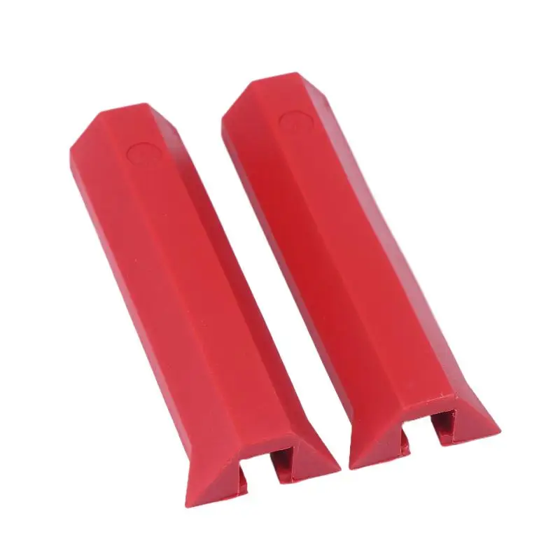 2/4/10Pcs Woodworking Track Clamp Protective Sleeve Chuck Soft Rubber Sleeve For Ratchet Track Clamps
