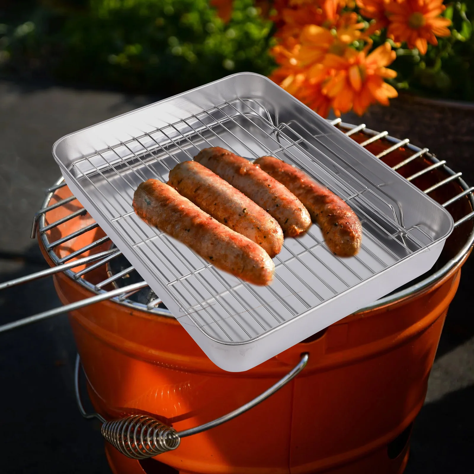 Плоские формы для выпечки из нержавеющей стали в японском стиле, формы для выпечки тостера в духовке, лоток 31x24 см