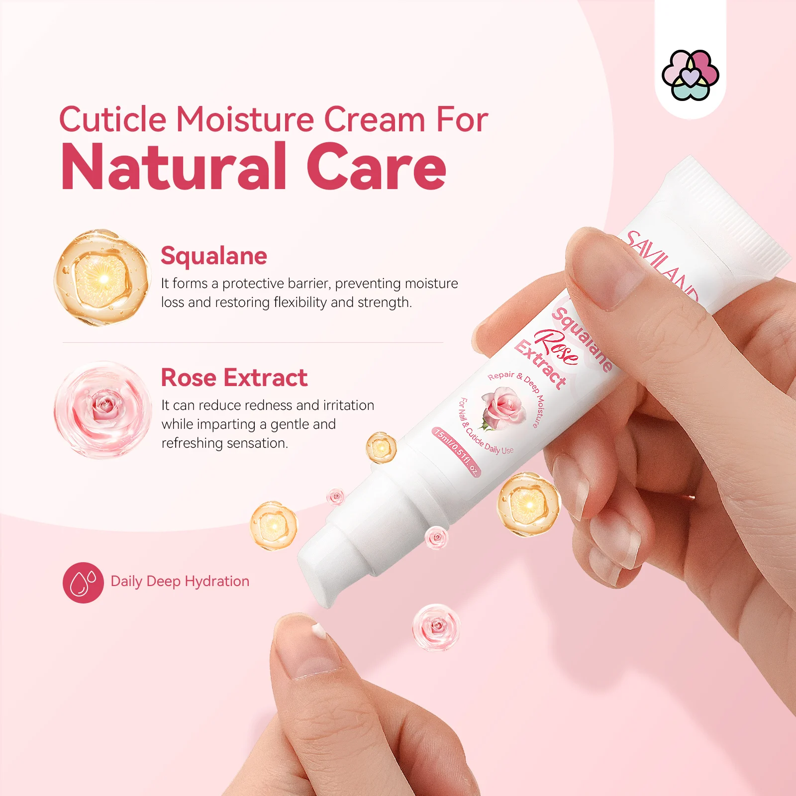 VILAND-مقوي الأظافر مع VE Keratin للأظافر التالفة ، يقوي وحامي البشرة ، العناية بالأظافر بالإصبع