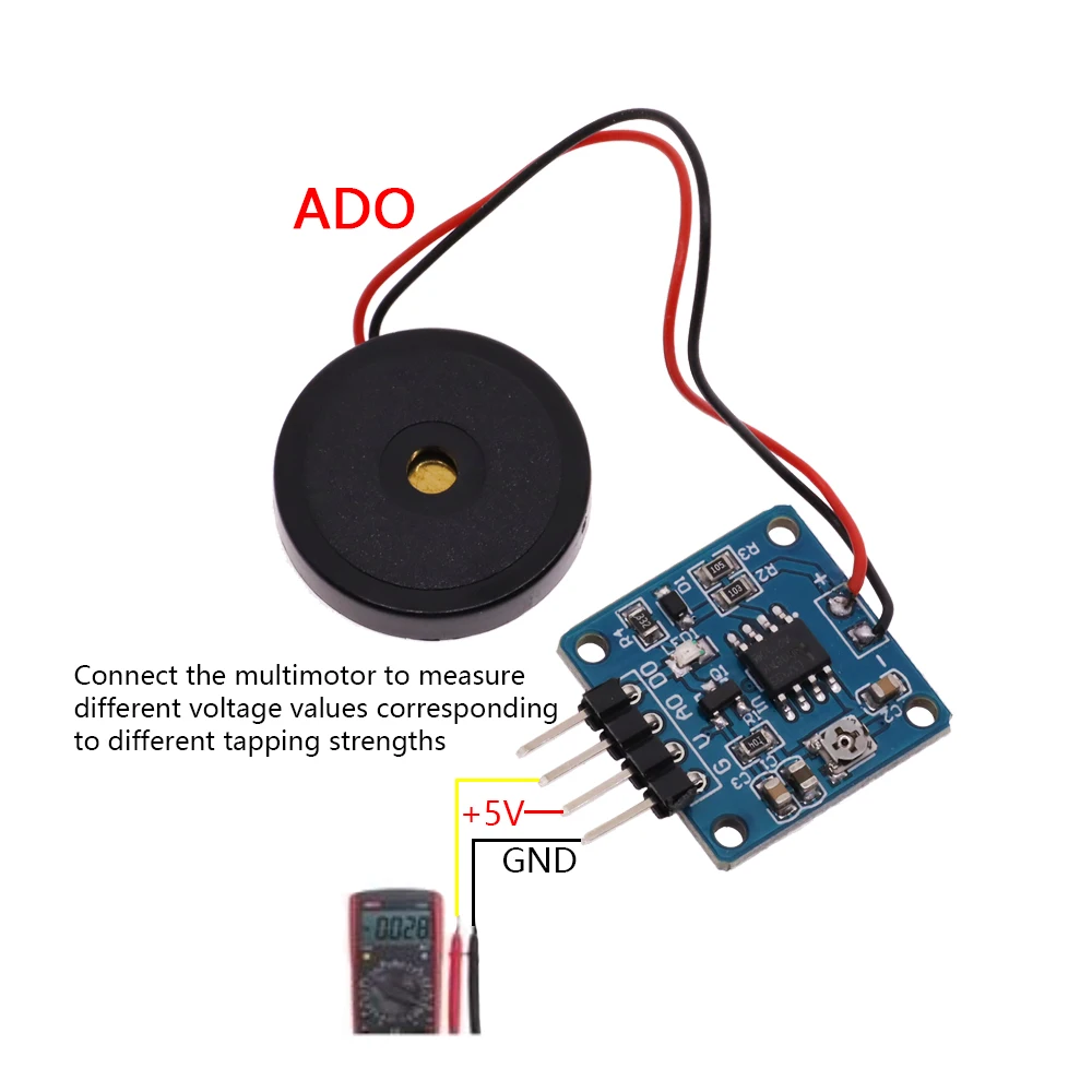 Piezoelectric shock tap sensor Vibration switch module piezoelectric sheet percussion for Arduino 51 UNO MEGA2560 r3 DIY Kit