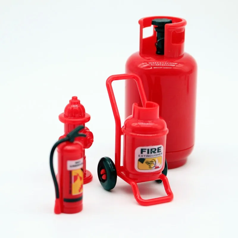 Dollhouse Mini  Gas Tank Fire Hydrant Pendant Simulation Miniature Ornament