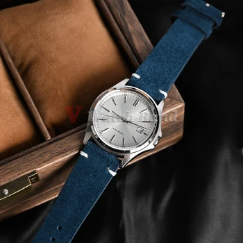 Quick Release Zachte Suède Band 14mm 16mm 18mm Polsband 20mm 22mm Bruin Horlogebanden kalfsleer Armband Vrouwen & Mannen Accessoires