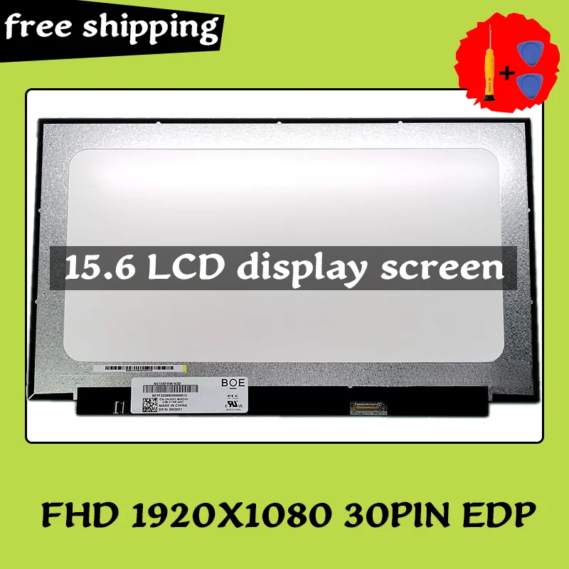 

15 6 Slim 30 Pin Laptop Screen NV156FHM-N48 NV156FHM-N45 B156HAN02.1 N156HCA-EAB LP156WFC SPD1 1920*1080 FHD IPS