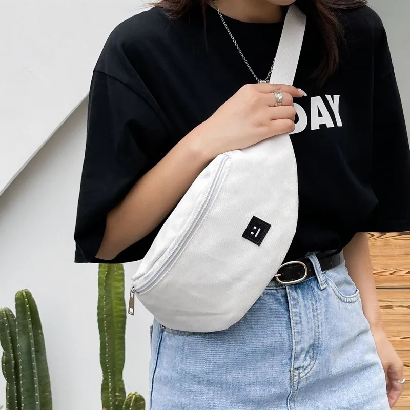 Small Satchel Trendy Personality Street Messenger Bag Casual Lazy Wind Breast Bag Fashion Student Fanny Pack Bags for Women