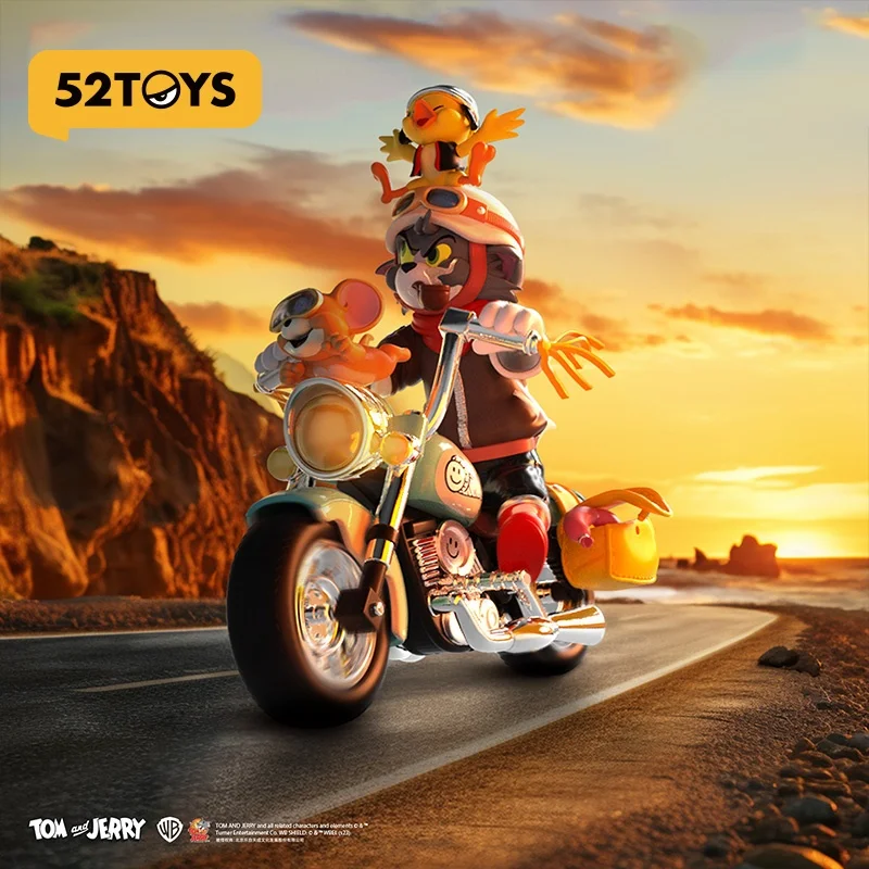 

Hot Cats And Mice Retro Motorcycles Figure Tom And Jerry Disney Mickey Toys Cute Dolls Give Boyfriends Holiday Surprised Gifts