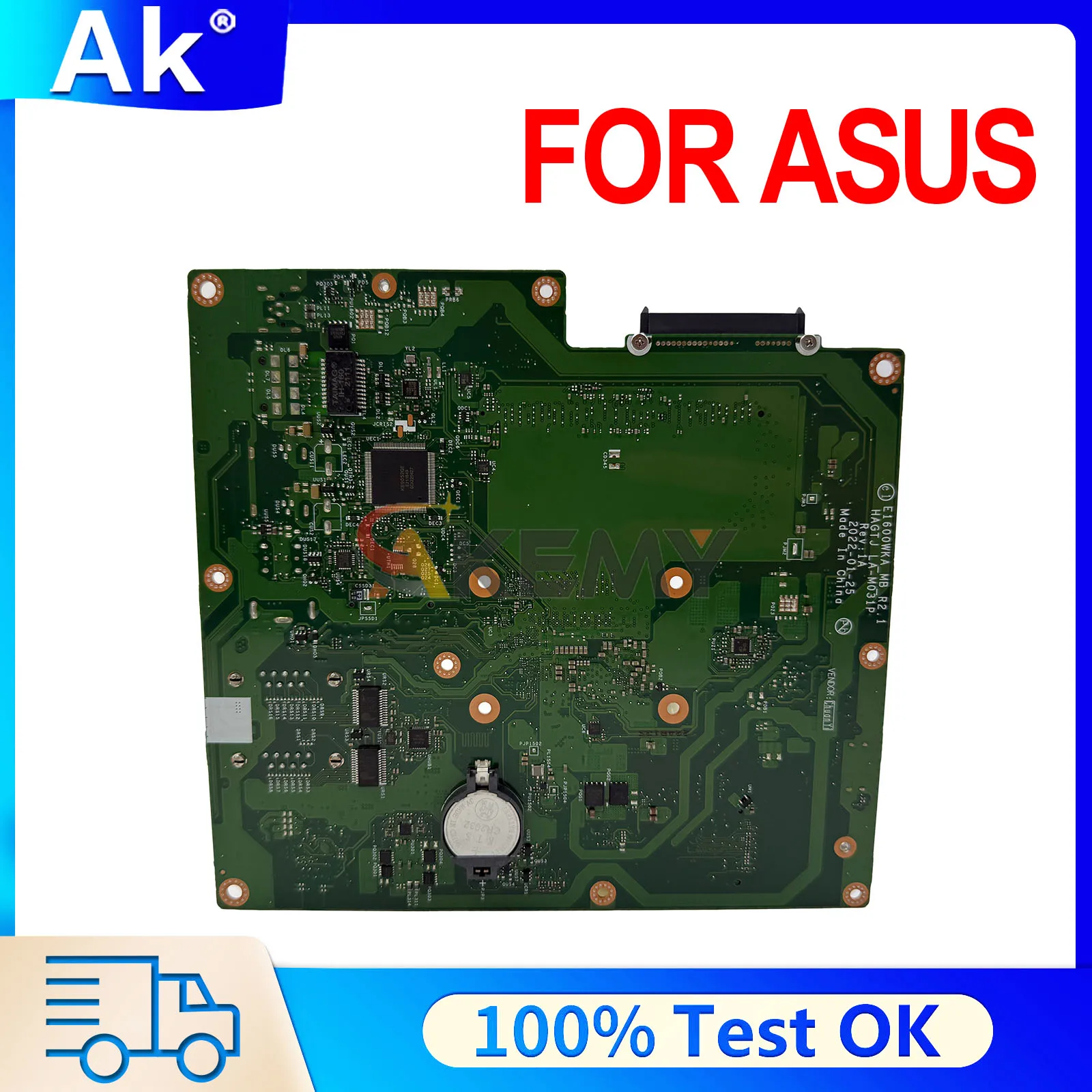 

E1600WKA LA-M031P Mainboard For ASUS ExpertCenter E1600W Laptop Motherboard N4500 CPU 100% Tested OK