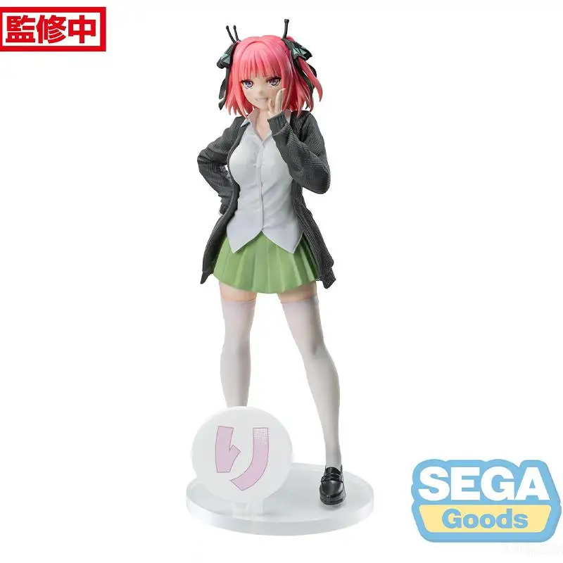 Original SEGA Luminasta The Quintessential Quintuplets Nakano Nino PVC Anime Figure Action Figures Model Toys