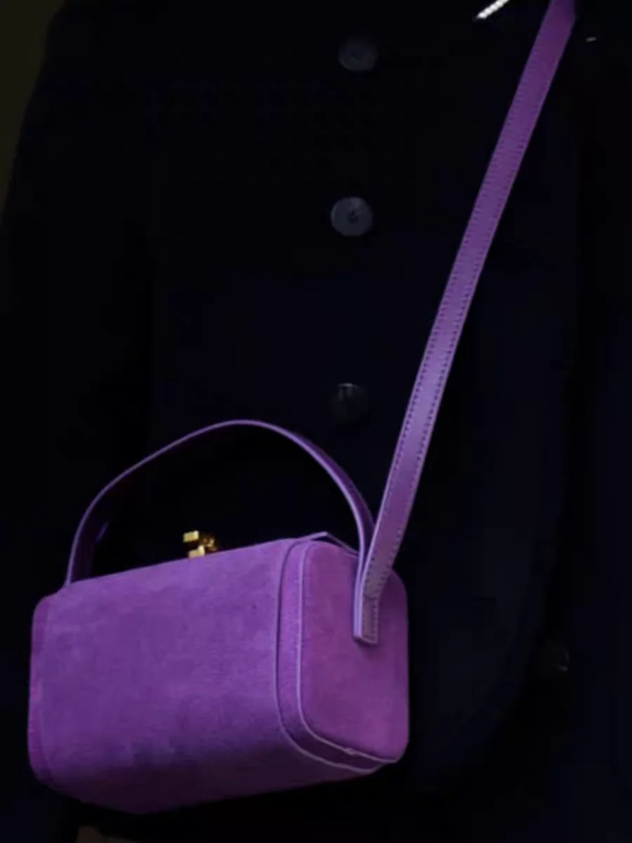 

Briti Sle Lo Bule Сумка-подушка через плечо с мягкой ручкой Женская сумка-коробка ape Faionable Ретро Матовая кожаная сумка