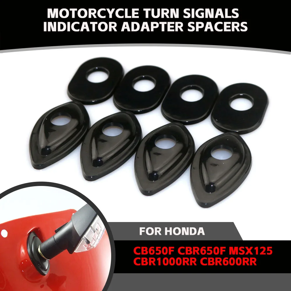 Motorcycle Steering Lights Gasket Base Turn Signals Indicator Adapter Spacers For HONDA CB650F CBR650F MSX125 CBR1000RR CBR600RR