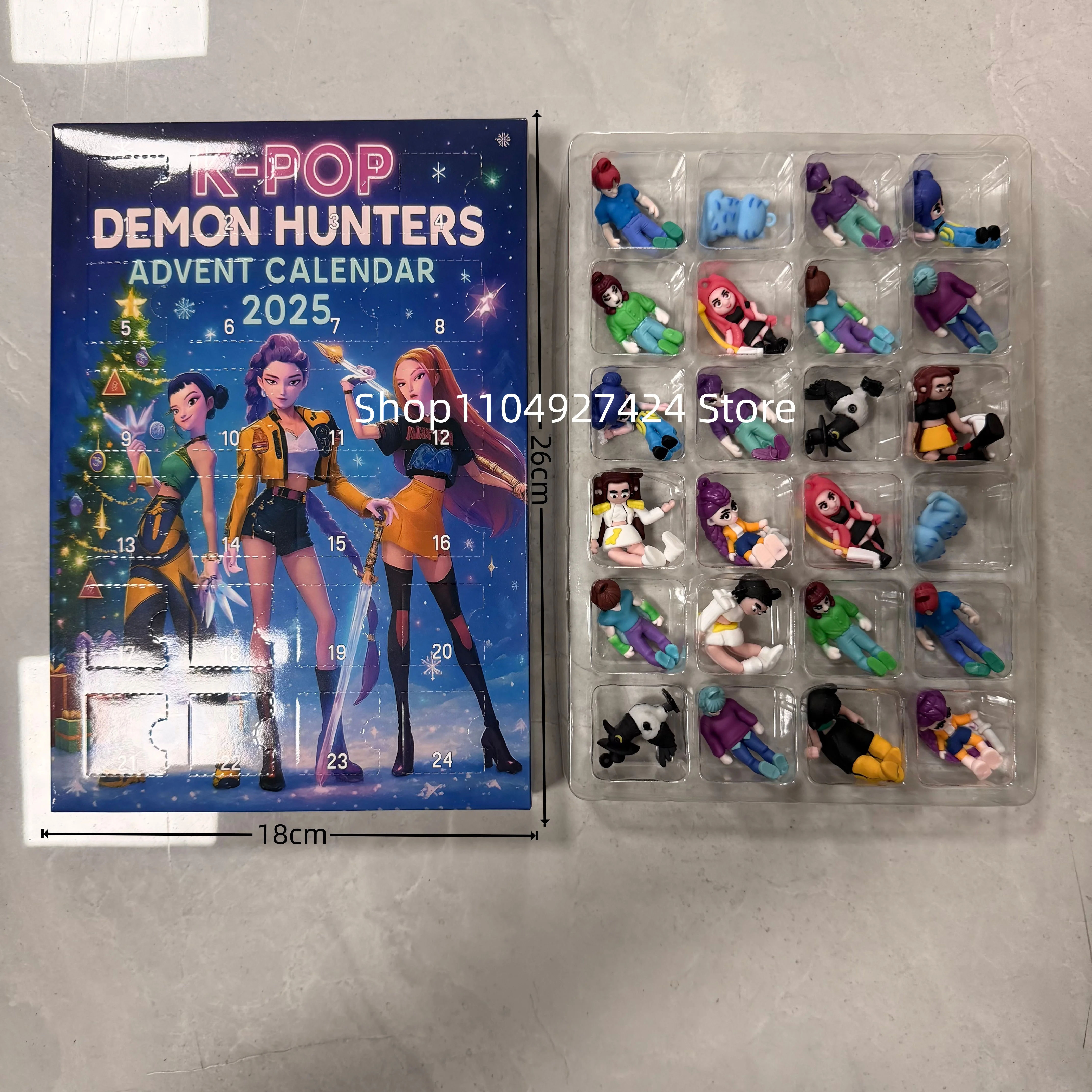 أنيمي فيلم Kpop شيطان الصيادين تقويم القدوم هنتركس رومي ميرا زوي ساجا بنين ديربي النمر زينة عيد الميلاد السنة الجديدة هدية #3