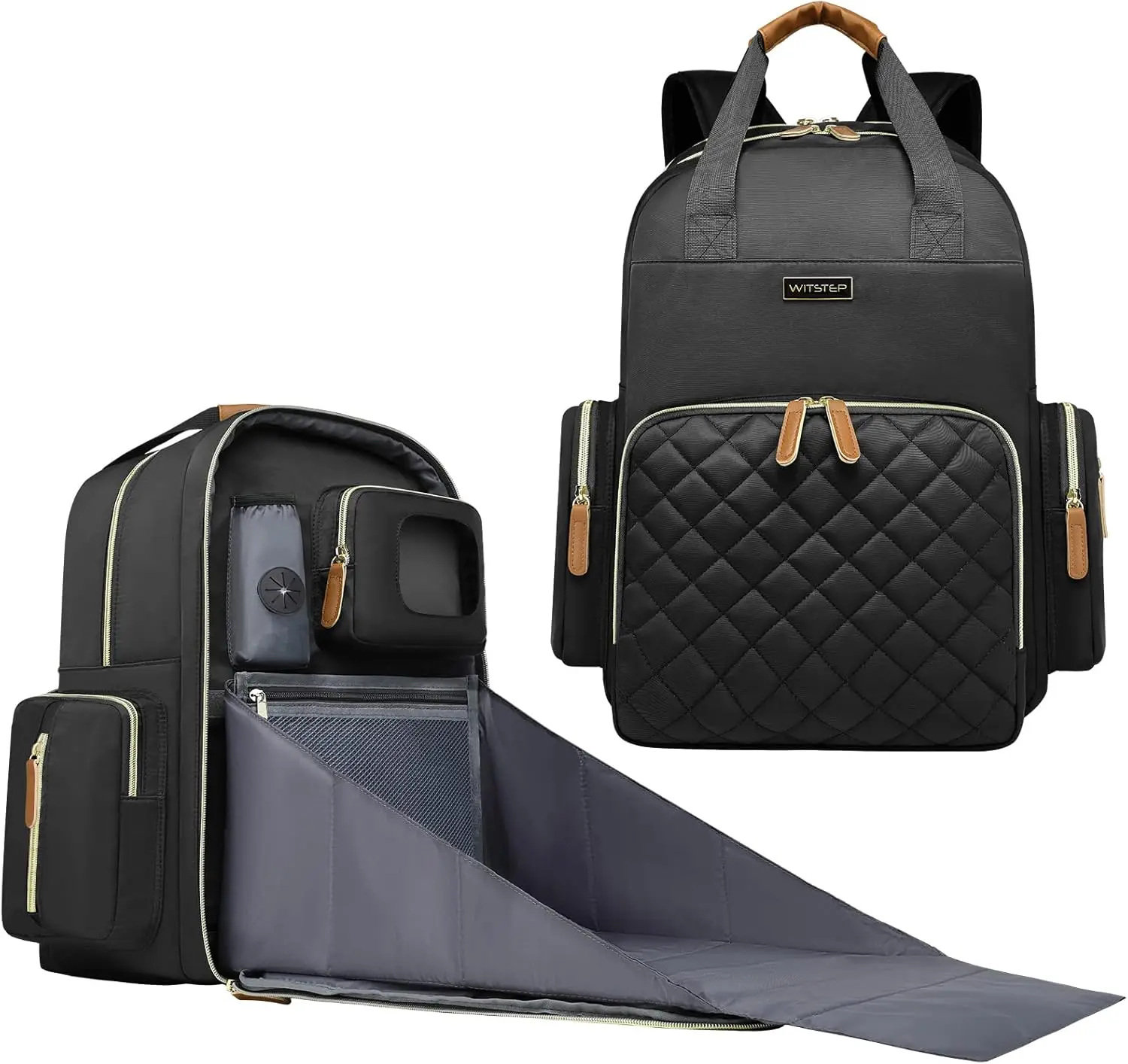 

Большой детский рюкзак для подгузников со пеленальной станцией, органайзер для родителей