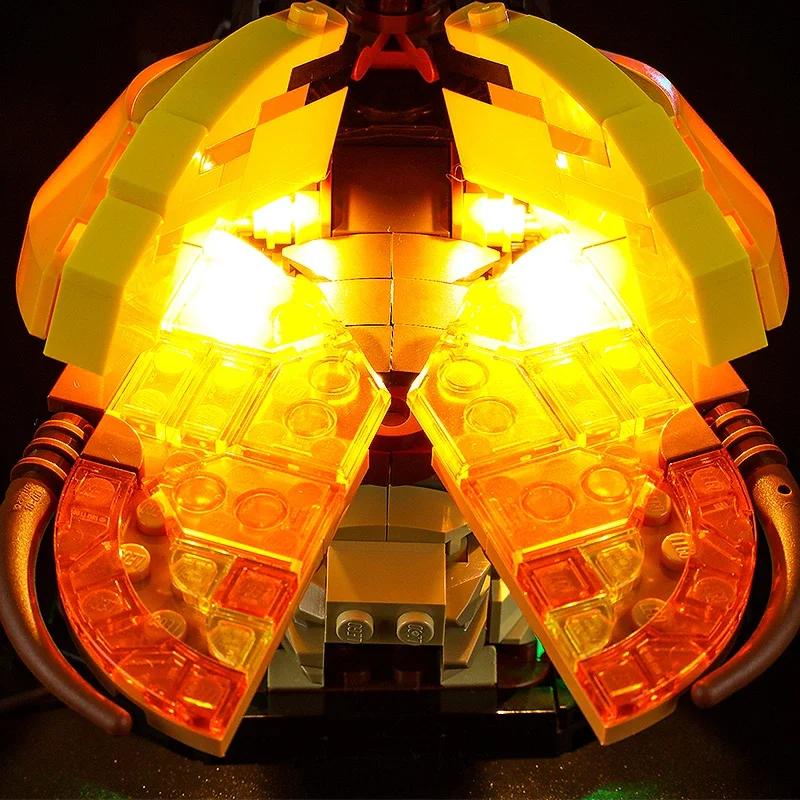 مجموعة إضاءة LED ذاتية الصنع لليجو ، مجموعة الحشرات ، ضوء LED فقط بدون نموذج كتل ،
