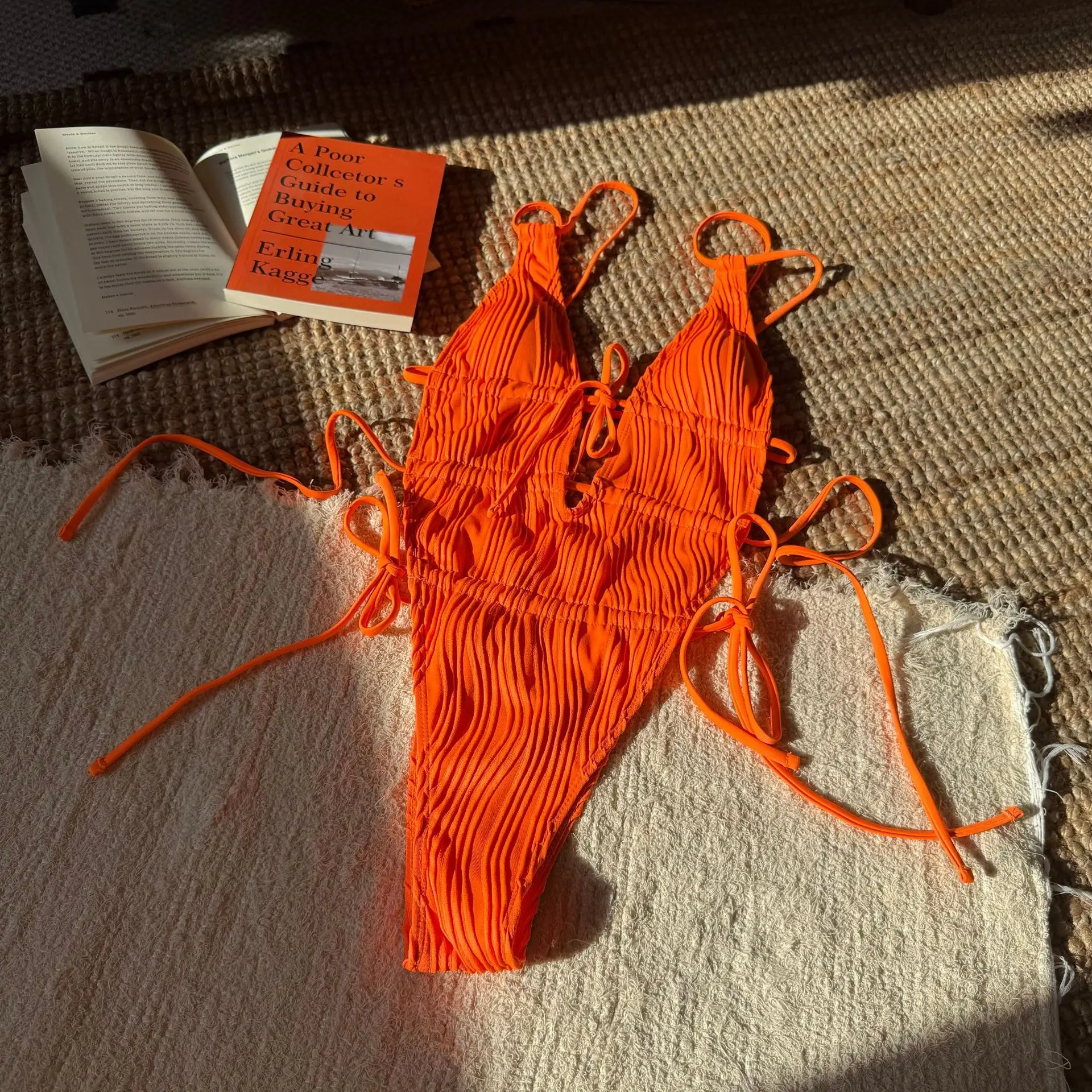 Traje de baño ahuecado con escote en V profundo, traje de baño de una pieza con vendaje para mujer, Monokini sin espalda 2021, traje de baño brasileño, ropa de baño femenina