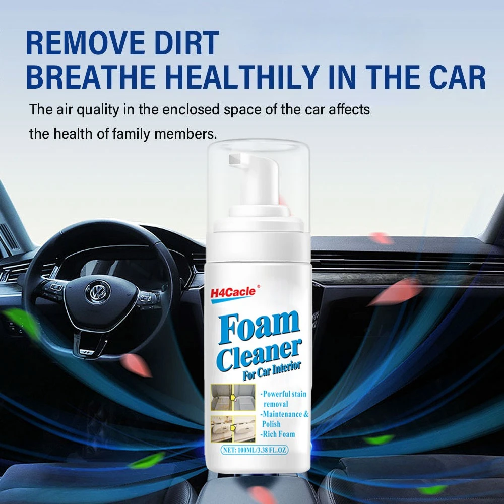 Multi-Purpose Foam Cleaner Car Interior Wash Maintenance Renovation Agent Seat Leather Fabric Plastic Home Stain Cleaning view 6