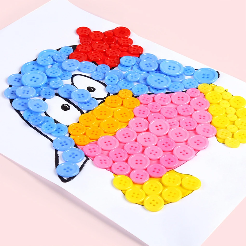 アソートカラー クリエイティブ DIY ボタン 学校の手工芸 - Resin Art Class のレビューと価格