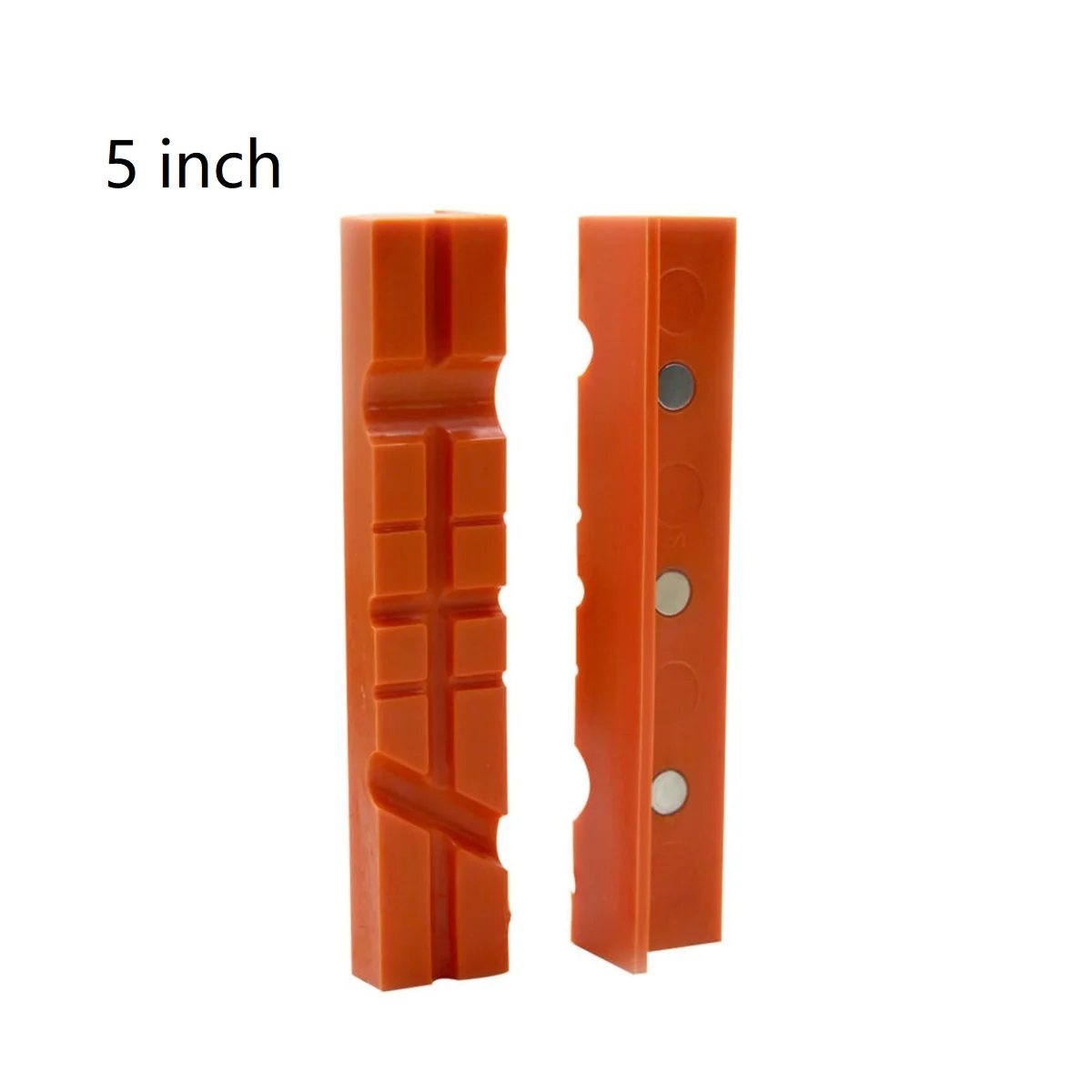 2 Stuks 4/5/6 Inch Magnetische Zachte Pad Kaak Rubber Voor Metalen Bankschroef Bench Machine Tools voor Metalen Bankschroef Bench Machine Tools
